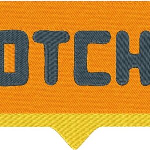 Gotcha Design, 7 sizes, Machine Embroidery Design, Gotcha shapes Design, Instant