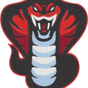 Cobra Design, 7 sizes, Machine Embroidery Design, Cobra shapes Design, Instant