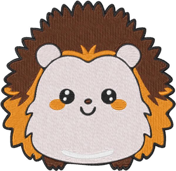 Hedgehog Embroidery Design, 7 sizes, Machine Embroidery Design, Hedgehog