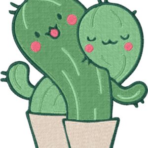 Cactus Design, 7 sizes, Machine Embroidery Design, Cactus shapes Design, Instant