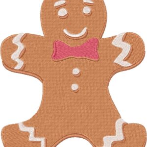 Gingerbread Design, 7 sizes, Machine Embroidery Design, Gingerbread shapes Design, Instant