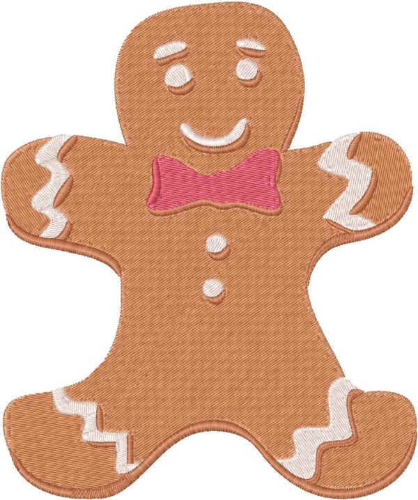 Gingerbread Embroidery Design, 7 sizes, Machine Embroidery Design, Gingerbread