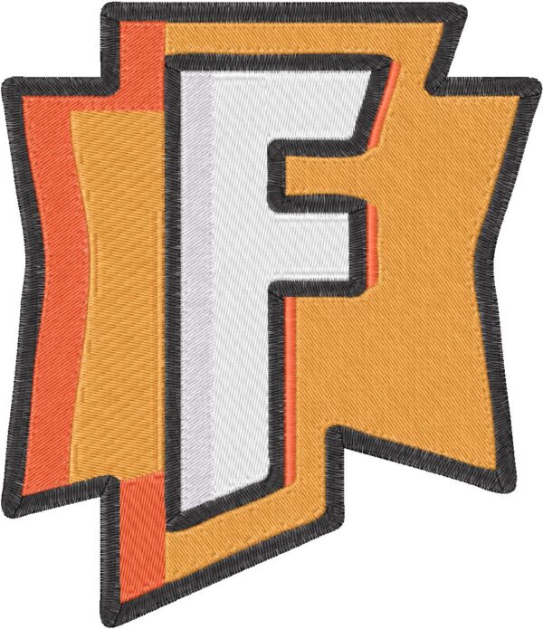 Letter F Embroidery Design, 7 sizes, Machine Embroidery Design, Letter F