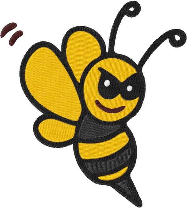 Wasp Embroidery Design, 7 sizes, Machine Embroidery Design, Wasp