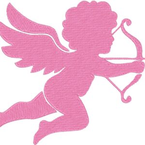 Cupid Embroidery Design, 7 sizes, Machine Embroidery Design, Cupid shapes Design, Instant