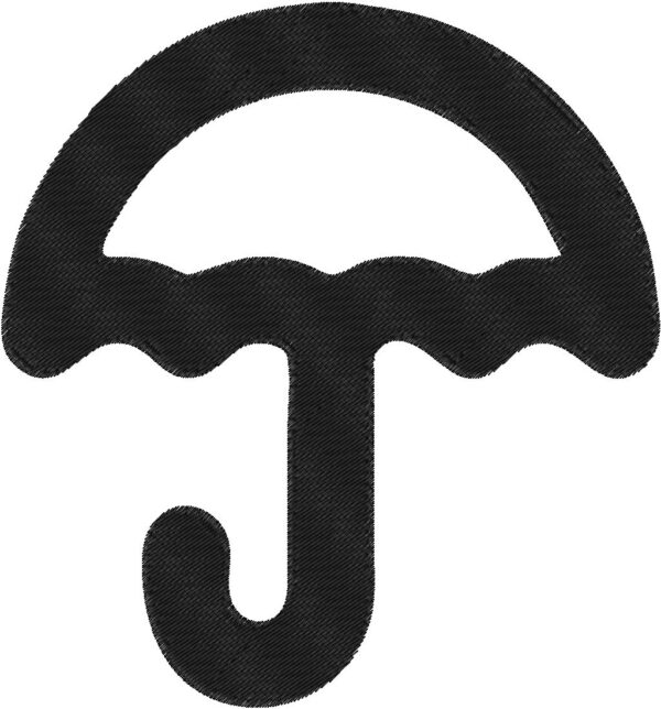 Umbrella Design, 7 sizes, Machine Embroidery Design, Umbrella shapes Design, Instant