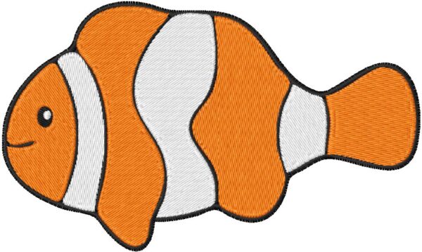 Fish Embroidery Design, 7 sizes, Machine Embroidery Design, Fish shapes Design, Instant