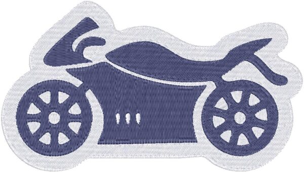 Motorcycle Embroidery Design, 7 sizes, Machine Embroidery Design, Motorcycle shapes Design, Instant