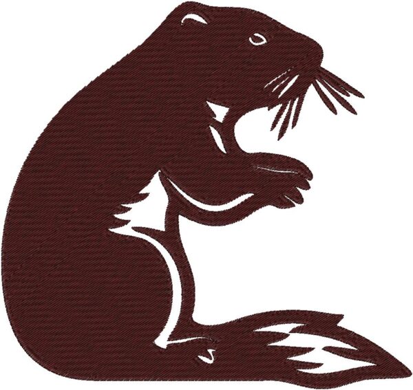 Nutria Embroidery Design, 7 sizes, Machine Embroidery Design, Nutria shapes Design, Instant