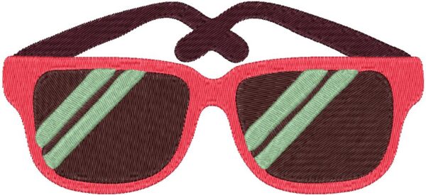 Sunglasses Embroidery Design, 7 sizes, Machine Embroidery Design, Sunglasses shapes Design, Instant