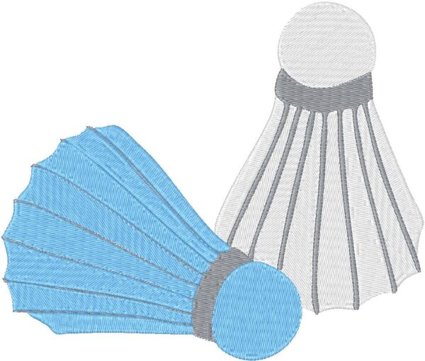 Badminton Design, 7 sizes, Machine Embroidery Design, Badminton shapes Design, Instant