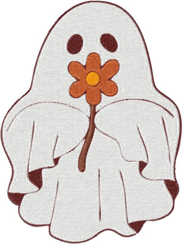 Ghost Design, 7 sizes, Machine Embroidery Design, Ghost shapes Design, Instant