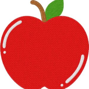 Apple Design, 7 sizes, Machine Embroidery Design, Apple shapes Design, Instant