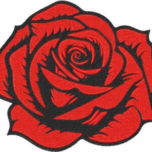 Rose Design, 7 sizes, Machine Embroidery Design, Rose shapes Design, Instant