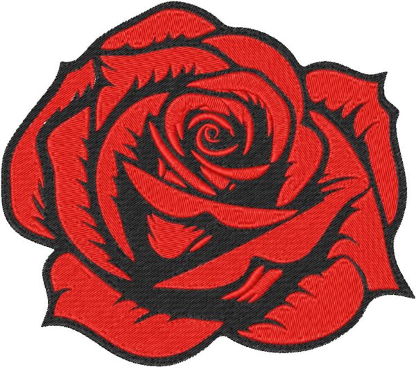 Rose Design, 7 sizes, Machine Embroidery Design, Rose shapes Design, Instant