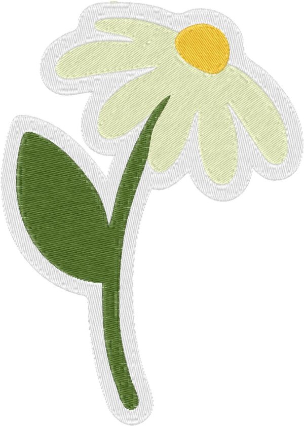 Flower Design, 7 sizes, Machine Embroidery Design, Flower shapes Design, Instant