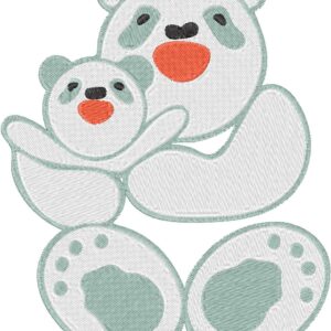 Bears Design, 7 sizes, Machine Embroidery Design, Bears shapes Design, Instant