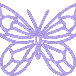 Butterfly Design, 7 sizes, Machine Embroidery Design, Butterfly shapes Design, Instant