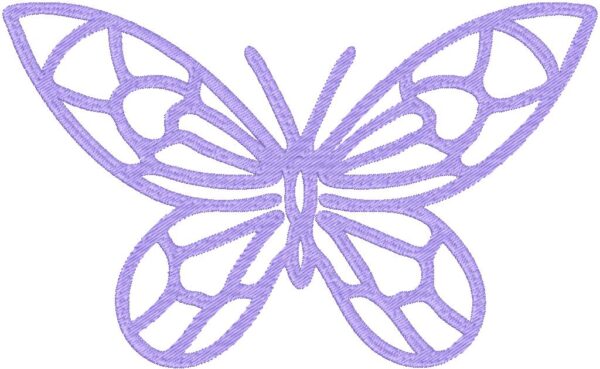 Butterfly Design, 7 sizes, Machine Embroidery Design, Butterfly shapes Design, Instant