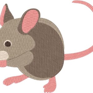 Mouse Design, 7 sizes, Machine Embroidery Design, Mouse shapes Design, Instant