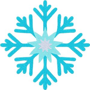 Snowflake Design, 7 sizes, Machine Embroidery Design, Snowflake shapes Design, Instant