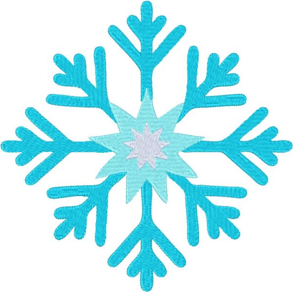 Snowflake Design, 7 sizes, Machine Embroidery Design, Snowflake shapes Design, Instant