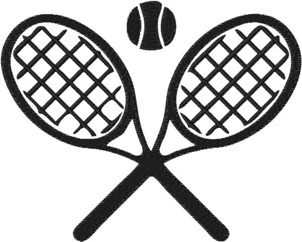 Tennis Rackets Design, 7 sizes, Machine Embroidery Design, Tennis Rackets shapes Design, Instant