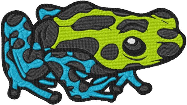 Frog Design, 7 sizes, Machine Embroidery Design, Frog shapes Design, Instant