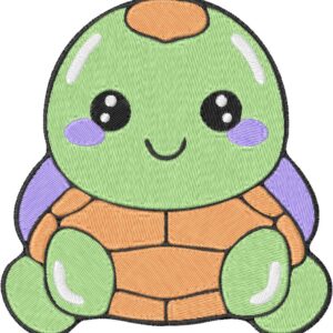 Turtle Design, 7 sizes, Machine Embroidery Design, Turtle shapes Design, Instant