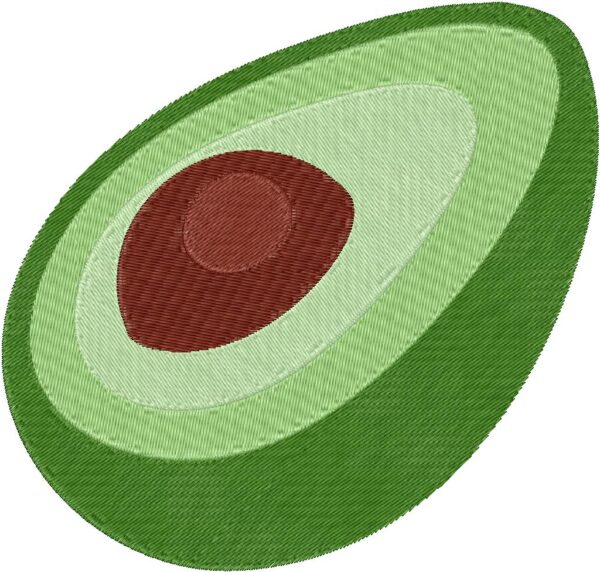 Avocado Design, 7 sizes, Machine Embroidery Design, Avocado shapes Design, Instant