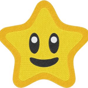 Mario Star Design, 7 sizes, Machine Embroidery Design, Mario Star shapes Design, Instant