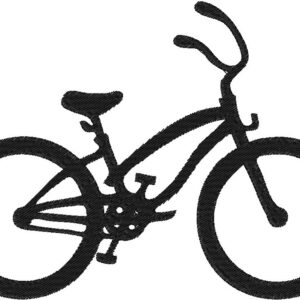 Bicycle Design, 7 sizes, Machine Embroidery Design, Bicycle shapes Design, Instant