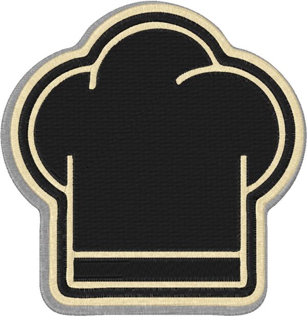 Chef Hat Design, 7 sizes, Machine Embroidery Design, Chef Hat shapes Design, Instant