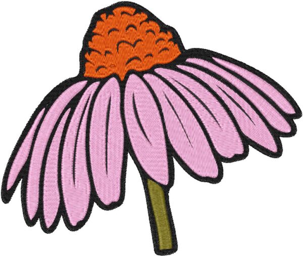 Flower Design, 7 sizes, Machine Embroidery Design, Flower shapes Design, Instant