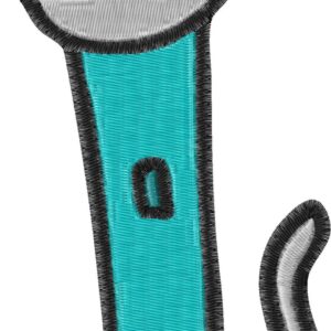 Microphone Design, 7 sizes, Machine Embroidery Design, Microphone shapes Design, Instant