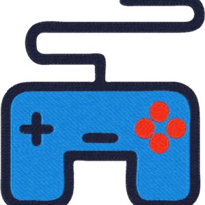 Gamepad Design, 7 sizes, Machine Embroidery Design, Gamepad shapes Design, Instant