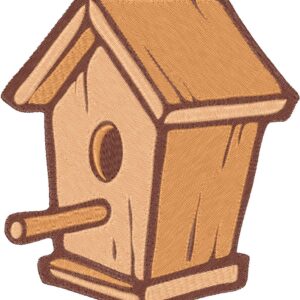 Birdhouse Design, 7 sizes, Machine Embroidery Design, Birdhouse shapes Design, Instant