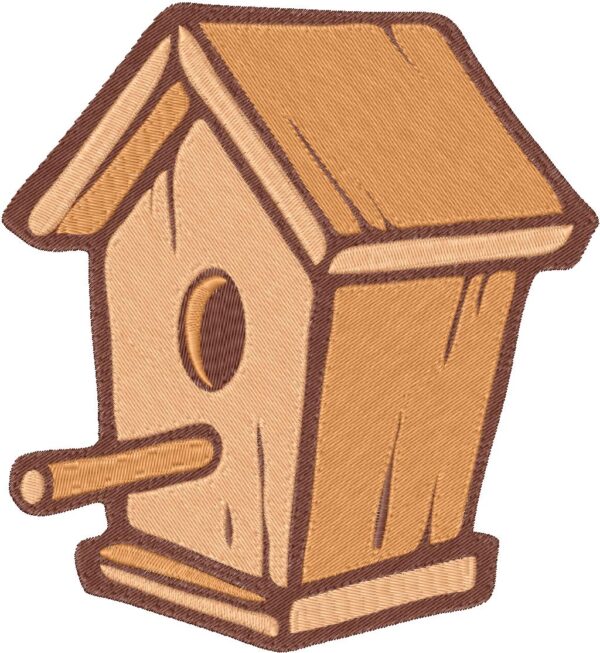 Birdhouse Design, 7 sizes, Machine Embroidery Design, Birdhouse shapes Design, Instant