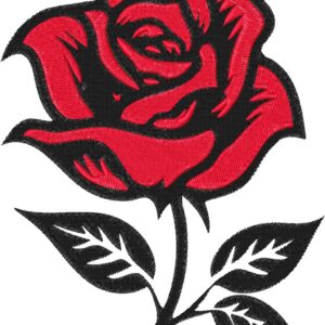 Rose Design, 7 sizes, Machine Embroidery Design, Rose shapes Design, Instant