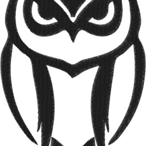 Owl Design, 7 sizes, Machine Embroidery Design, Owl shapes Design, Instant