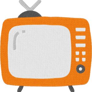 TV Design, 7 sizes, Machine Embroidery Design, TV shapes Design, Instant