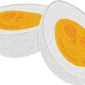 Egg Design, 7 sizes, Machine Embroidery Design, Egg shapes Design, Instant