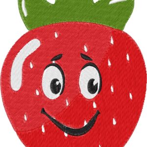 Strawberry Design, 7 sizes, Machine Embroidery Design, Strawberry shapes Design, Instant