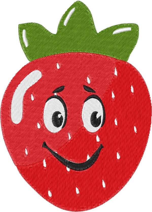 Strawberry Design, 7 sizes, Machine Embroidery Design, Strawberry shapes Design, Instant