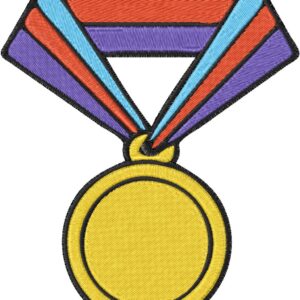 Medal Design, 7 sizes, Machine Embroidery Design, Medal shapes Design, Instant