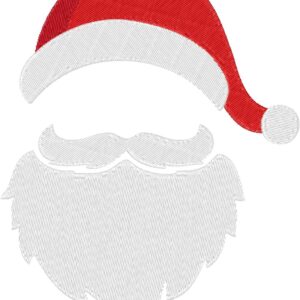 Santa Claus Design, 7 sizes, Machine Embroidery Design, Santa Claus shapes Design, Instant