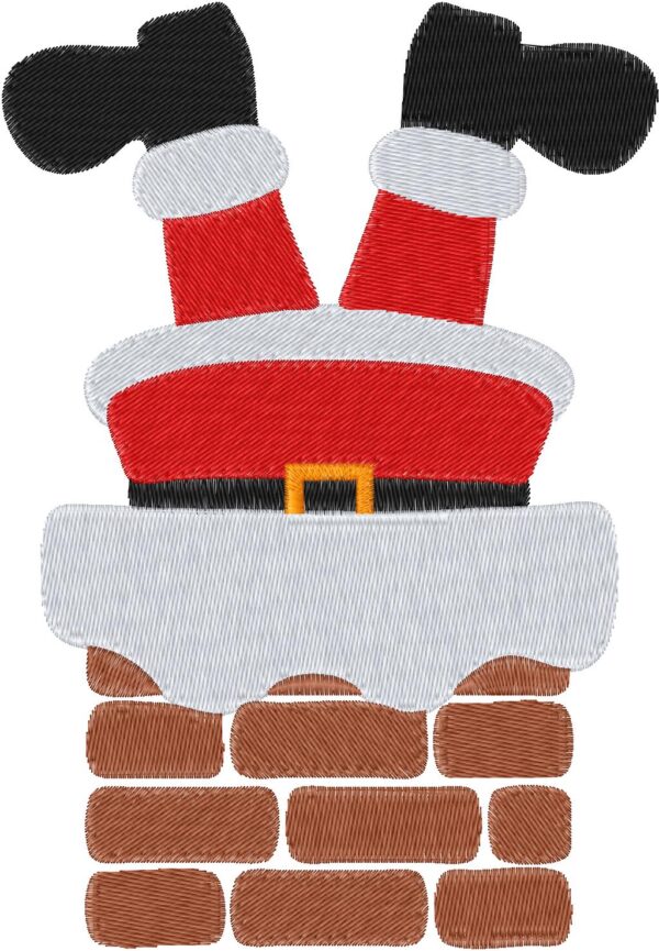 Santa Claus Design, 7 sizes, Machine Embroidery Design, Santa Claus shapes Design, Instant