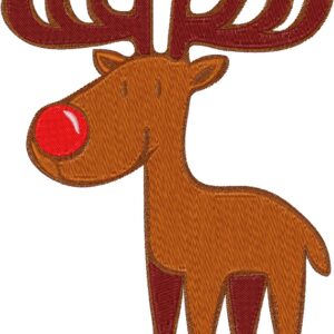 Reindeer Design, 7 sizes, Machine Embroidery Design, Reindeer shapes Design, Instant