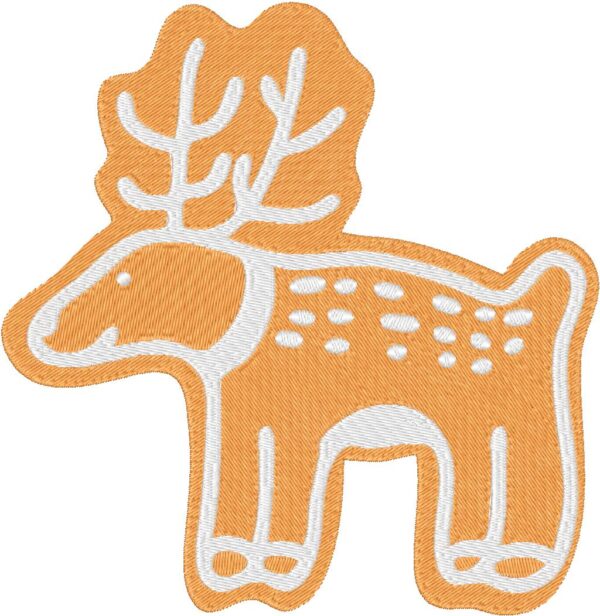 Reindeer Design, 7 sizes, Machine Embroidery Design, Reindeer shapes Design, Instant