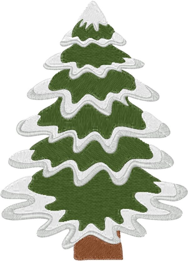 Tree Design, 7 sizes, Machine Embroidery Design, Tree shapes Design, Instant